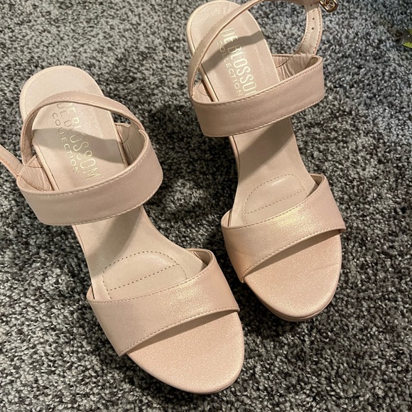 De blossom Marley platform heels W6.5 - Picture 4 of 6